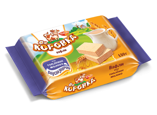 Вафли «Коровка топленое молоко» 150гр