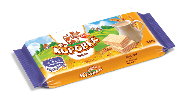 Вафли «Коровка топленое молоко» 300гр